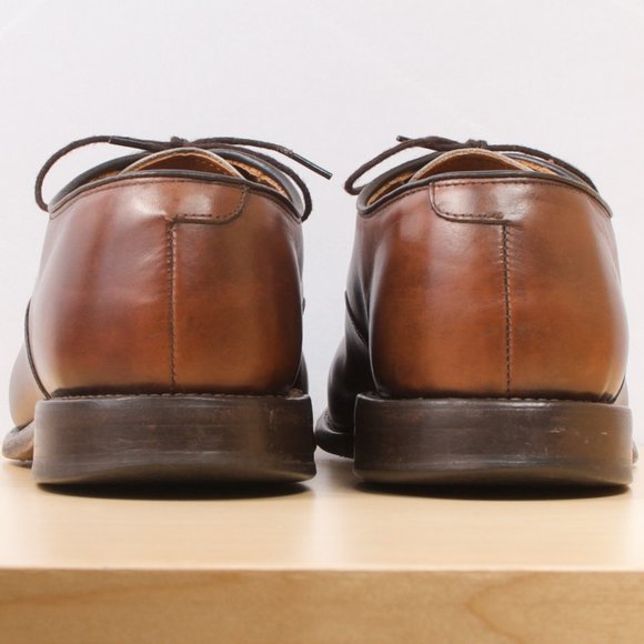 [SOLD] Allen Edmonds Men's Shoe 🇺🇸 Byron Cap-toe Oxford 8.5D Brown GUC - Picture 5 of 9